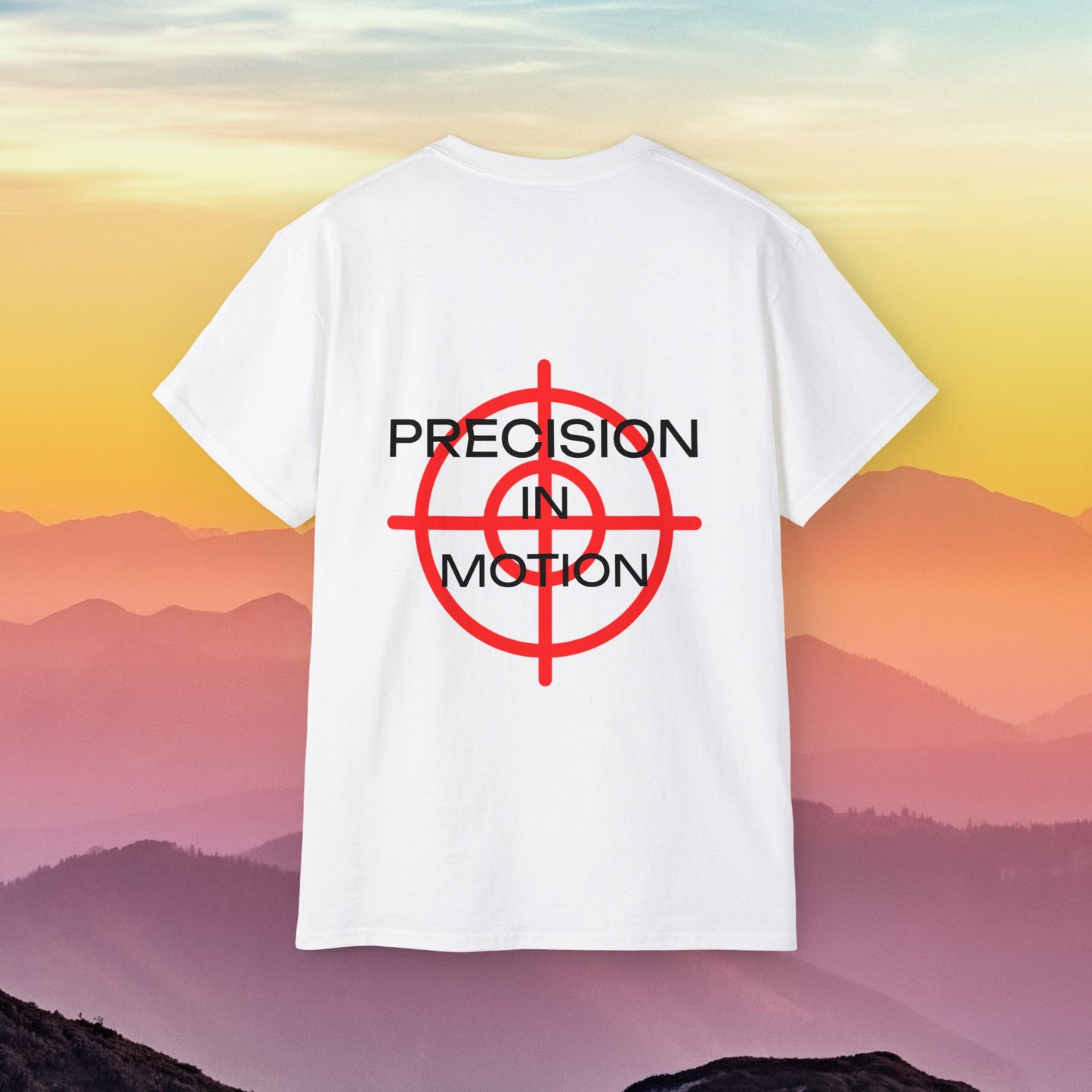 Men's Ultra Cotton Tee "Precision in Motion"