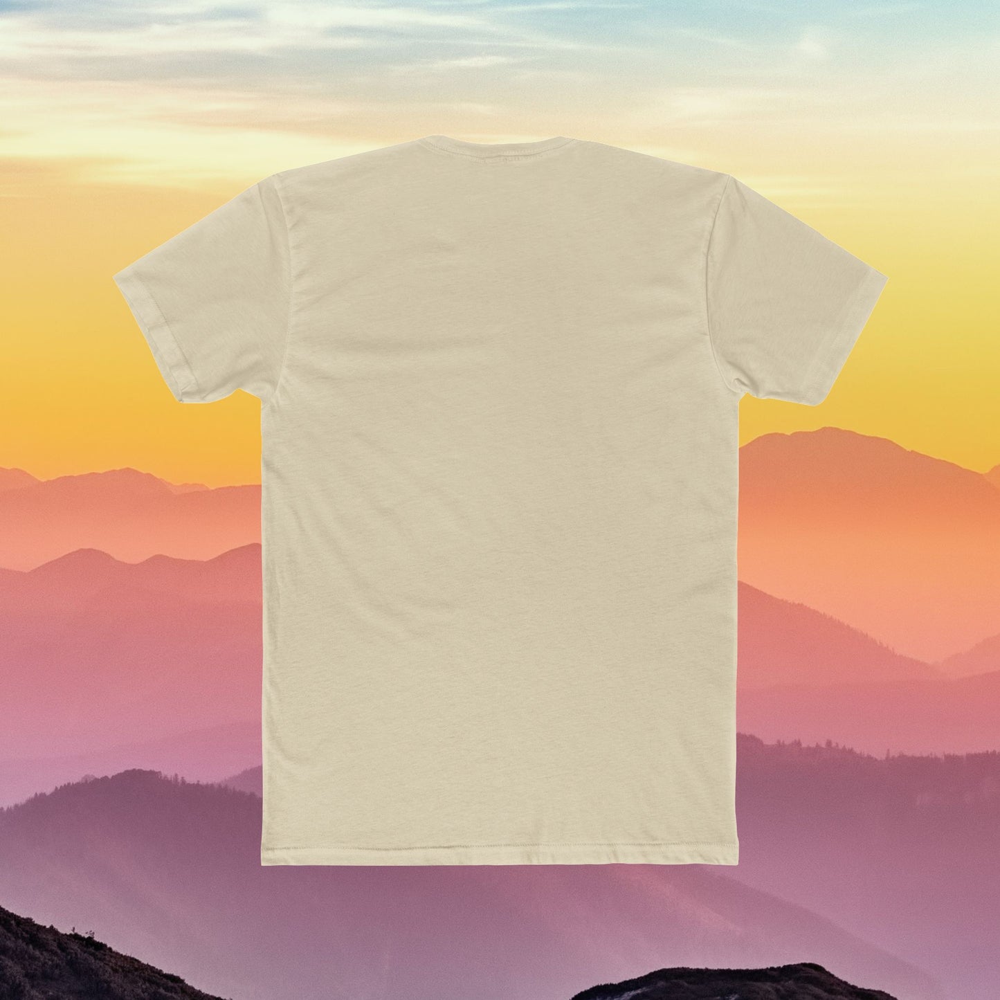 Men's Cotton Crew Tee "Elevate With Every Climb"