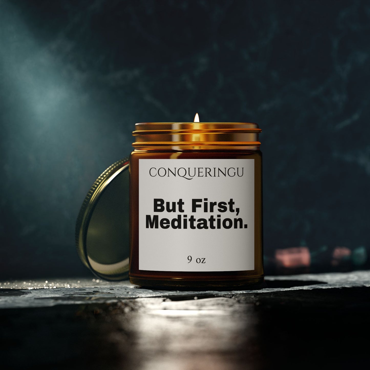 9 oz "But First, Meditation" Candle