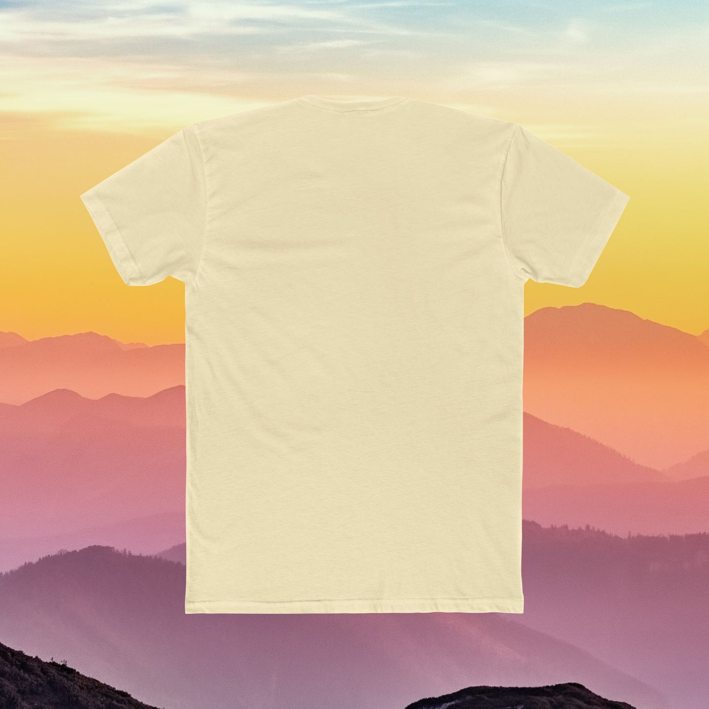 Men's Cotton Crew Tee "Elevate With Every Climb"