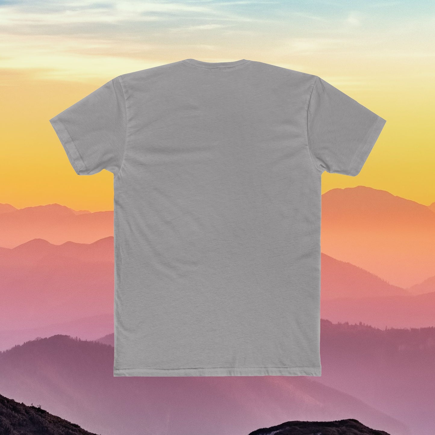 Men's Cotton Crew Tee "Elevate With Every Climb"