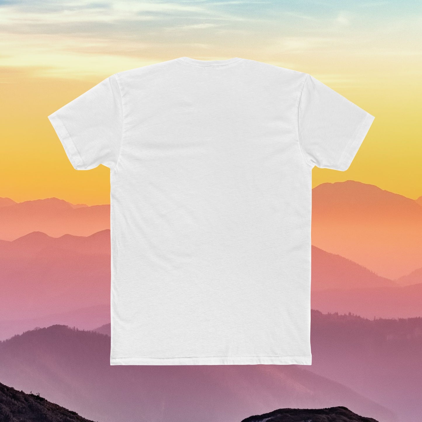 Men's Cotton Crew Tee "Elevate With Every Climb"