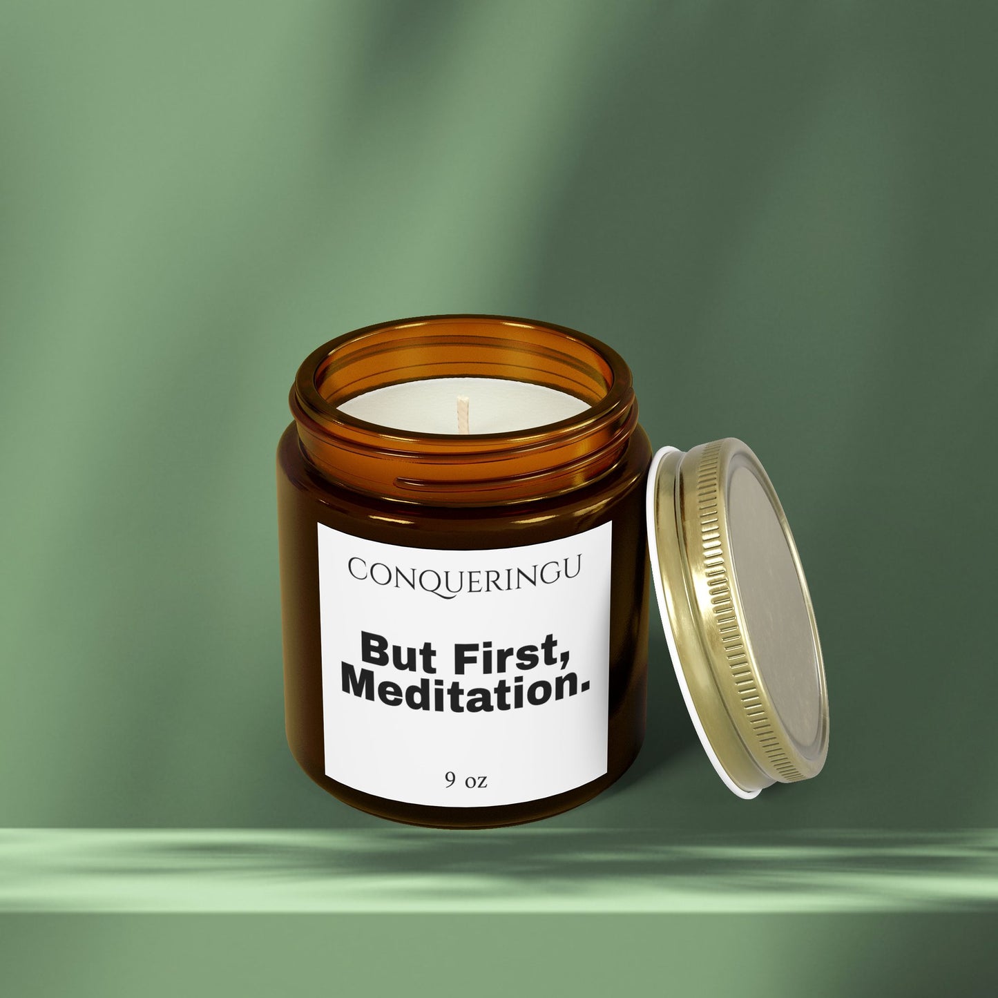 9 oz "But First, Meditation" Candle