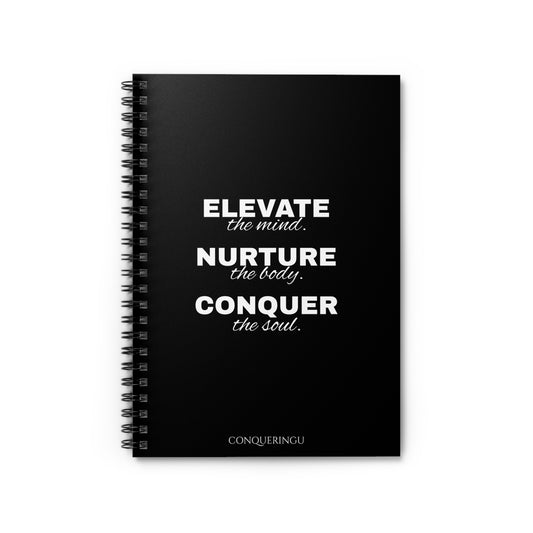 Empower. Nurture. Conquer Spiral Notebook - Ruled Line