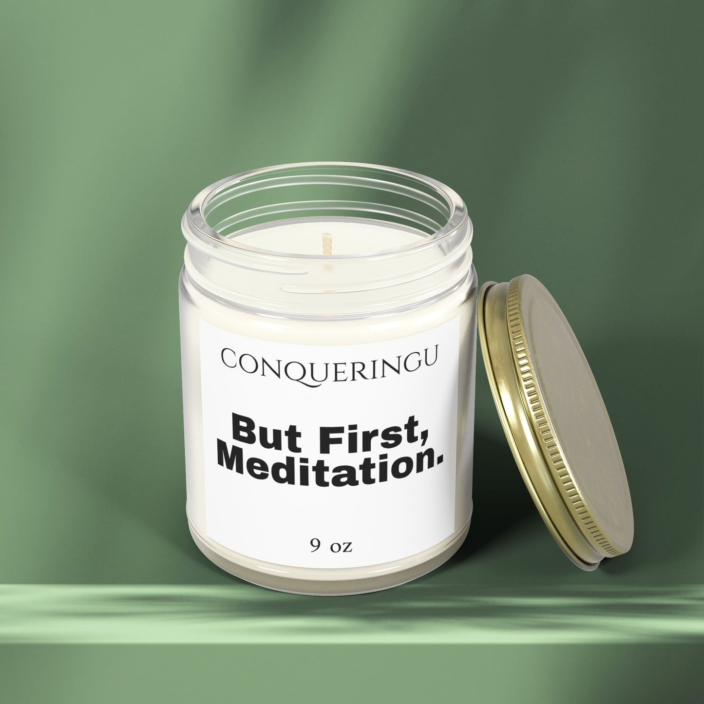 9 oz "But First, Meditation" Candle