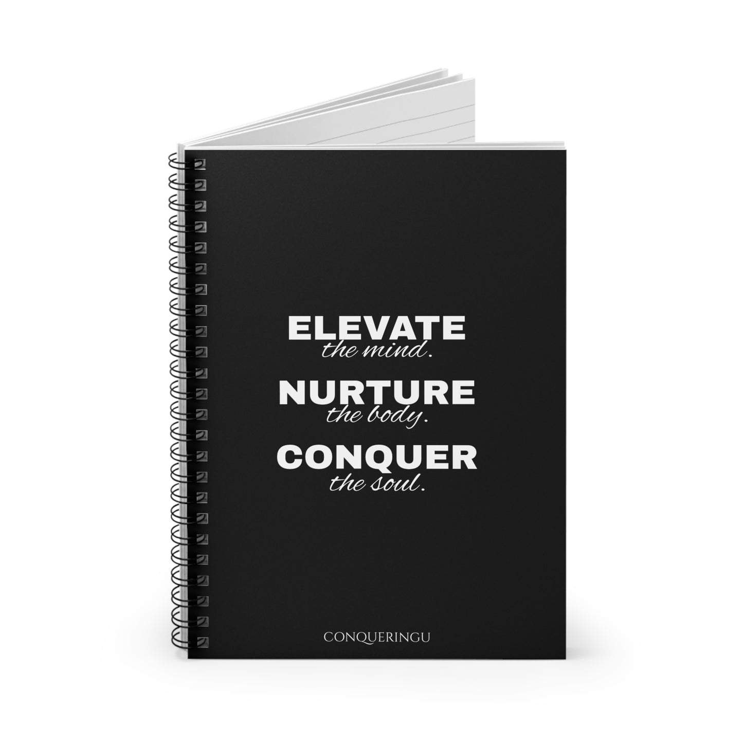 Empower. Nurture. Conquer Spiral Notebook - Ruled Line