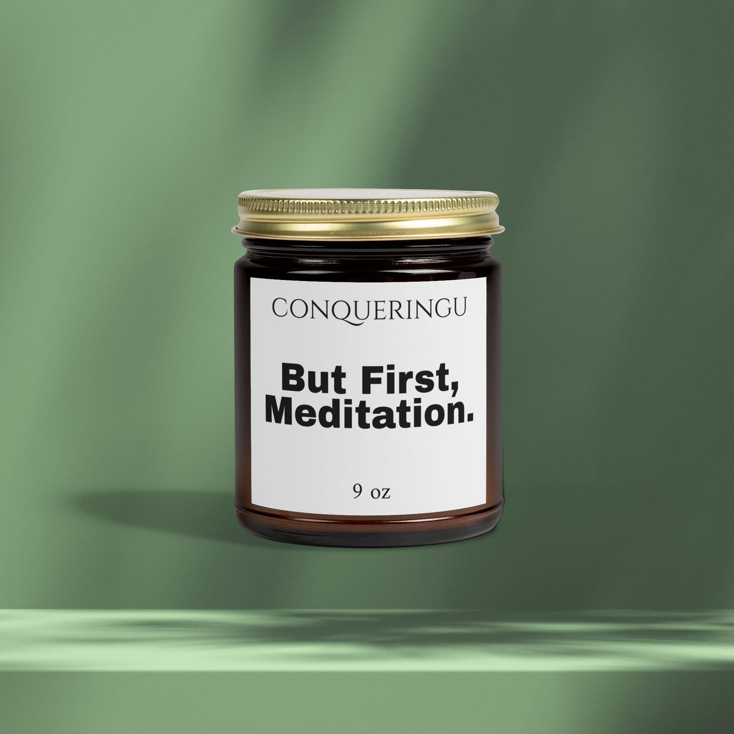 9 oz "But First, Meditation" Candle