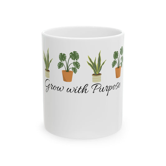 Grow with Purpose Ceramic Mug 11oz