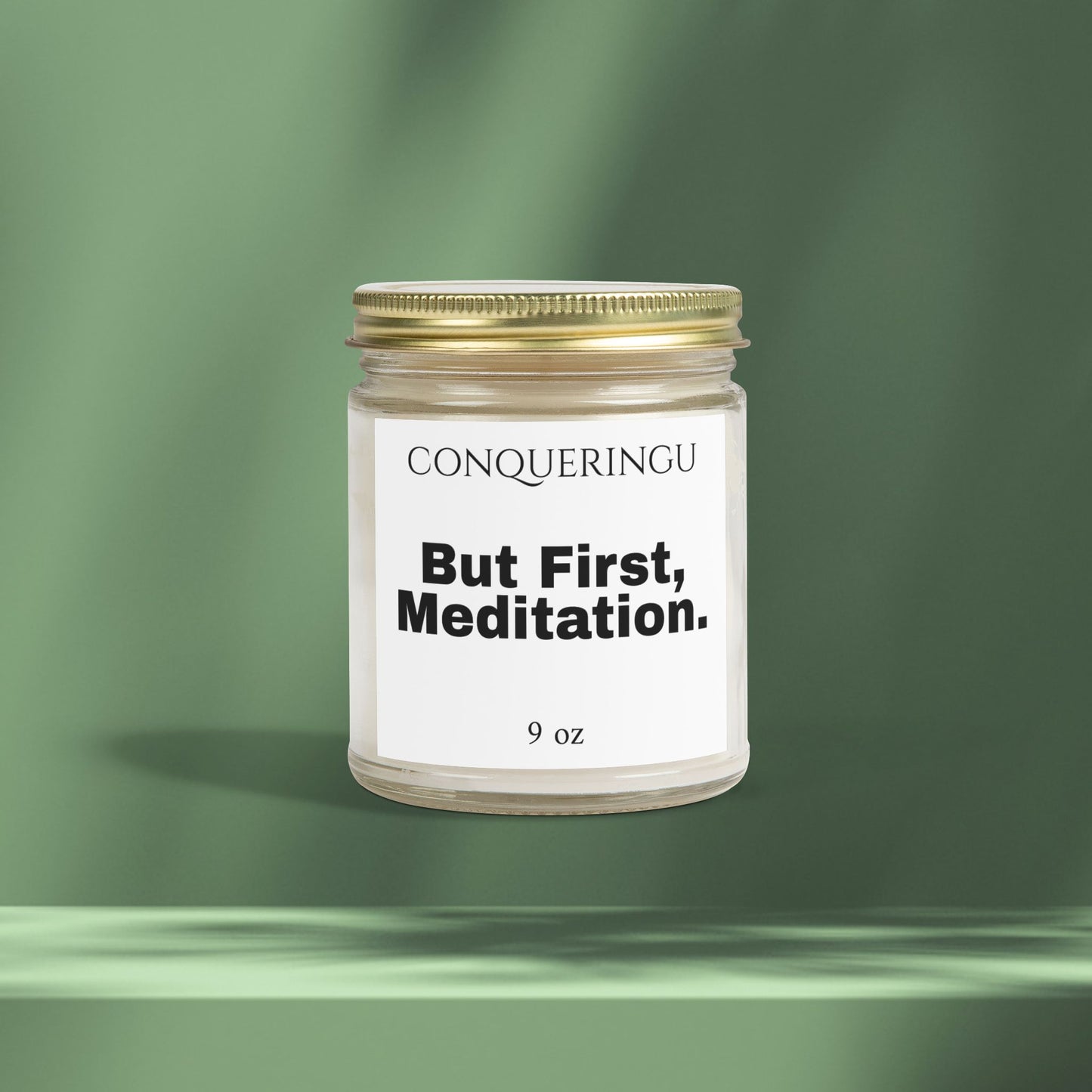 9 oz "But First, Meditation" Candle