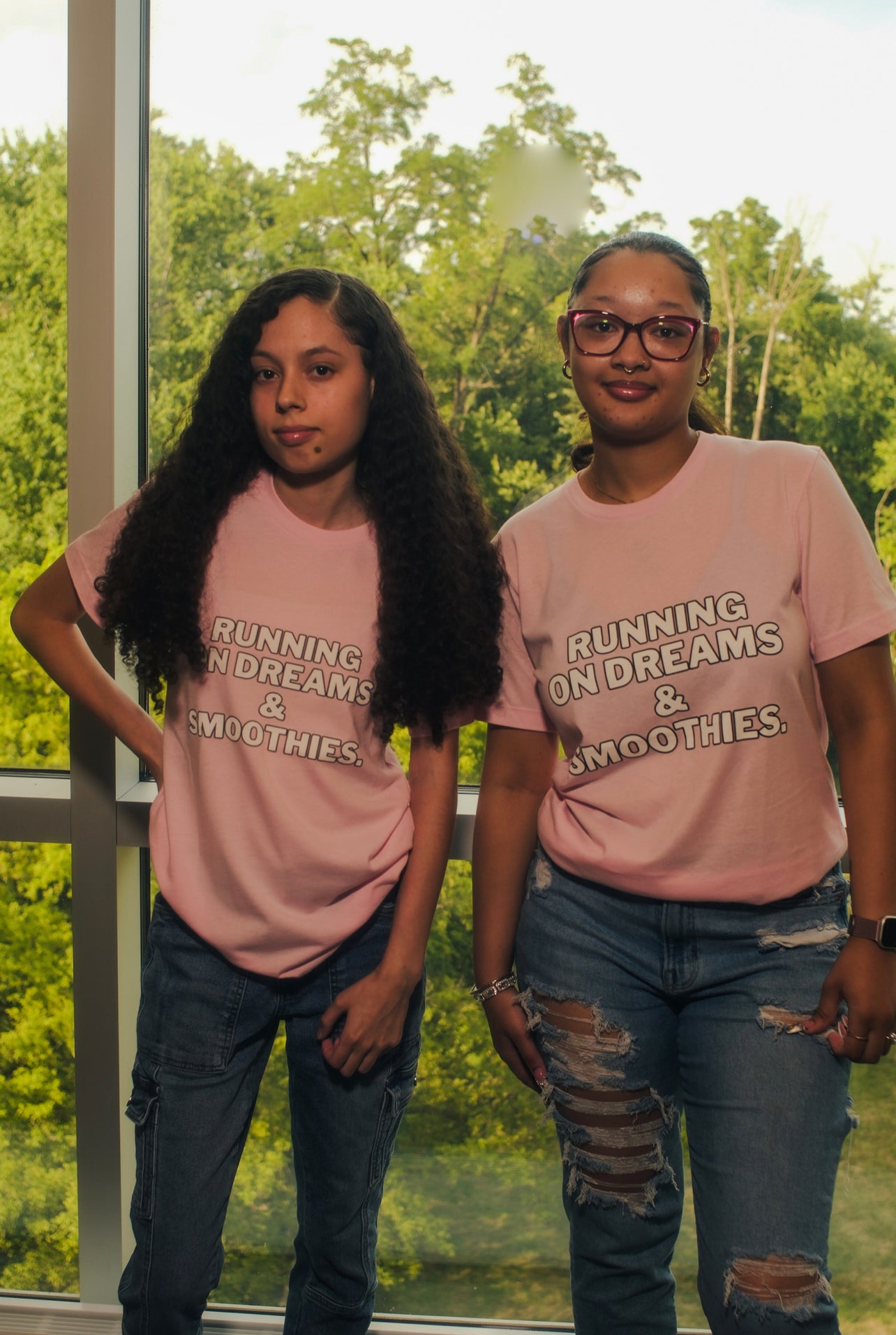 Unisex Jersey Short Sleeve Tee "Running On Dreams & Smoothies"