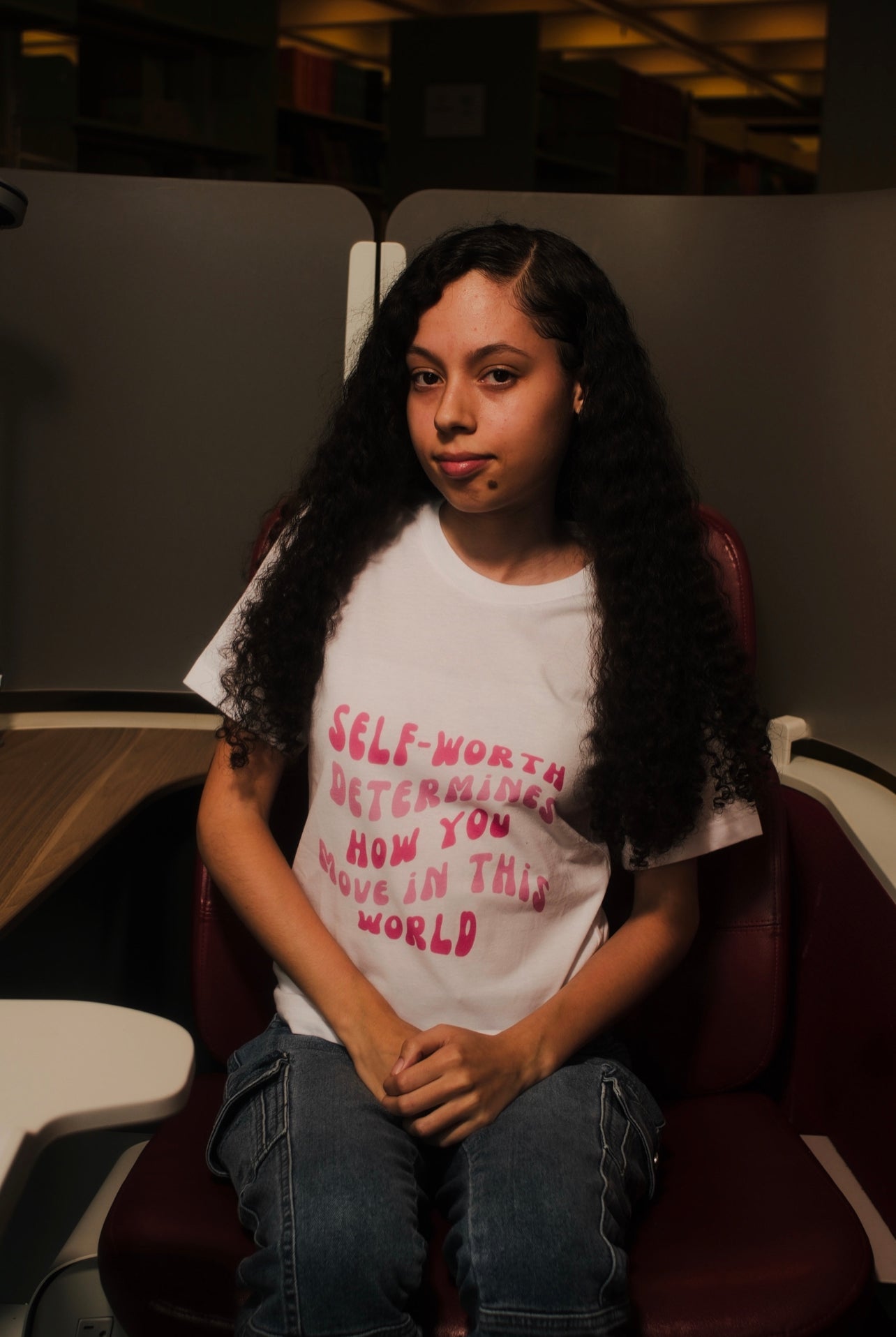 Women's Jersey Short Sleeve Tee "Self-Worth Determines How You Move In This World"