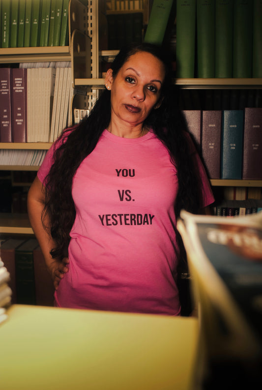 Unisex Jersey Short Sleeve Tee "You Vs. Yesterday"